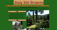 Desktop Screenshot of hollyhillorchards.com